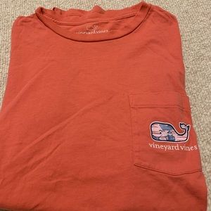 Coral Vineyard Vines tee